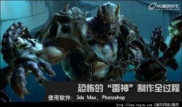 爆料雷神建模视频教程,揭秘高精度角色建模全过程